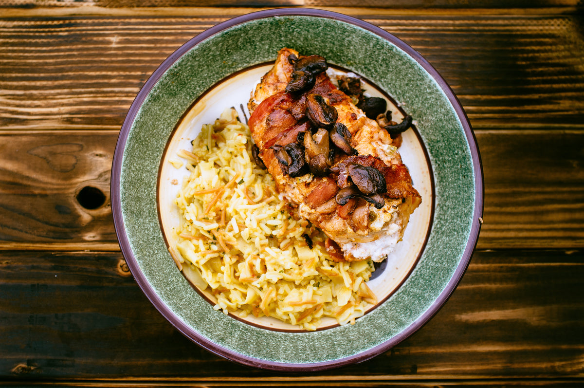 Blazin' Bites - Bacon Wrapped Jalapeño Popper Stuffed Smoked Chicken