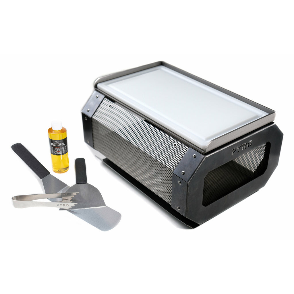 Pyro Camp Fire Pit + Grill Kit