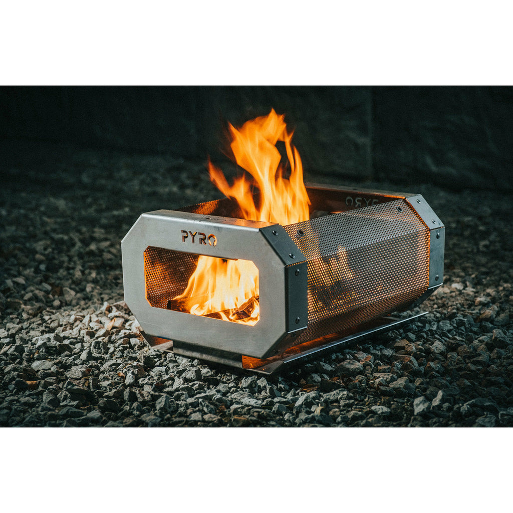 Pyro Camp Fire Pit + Grill Kit