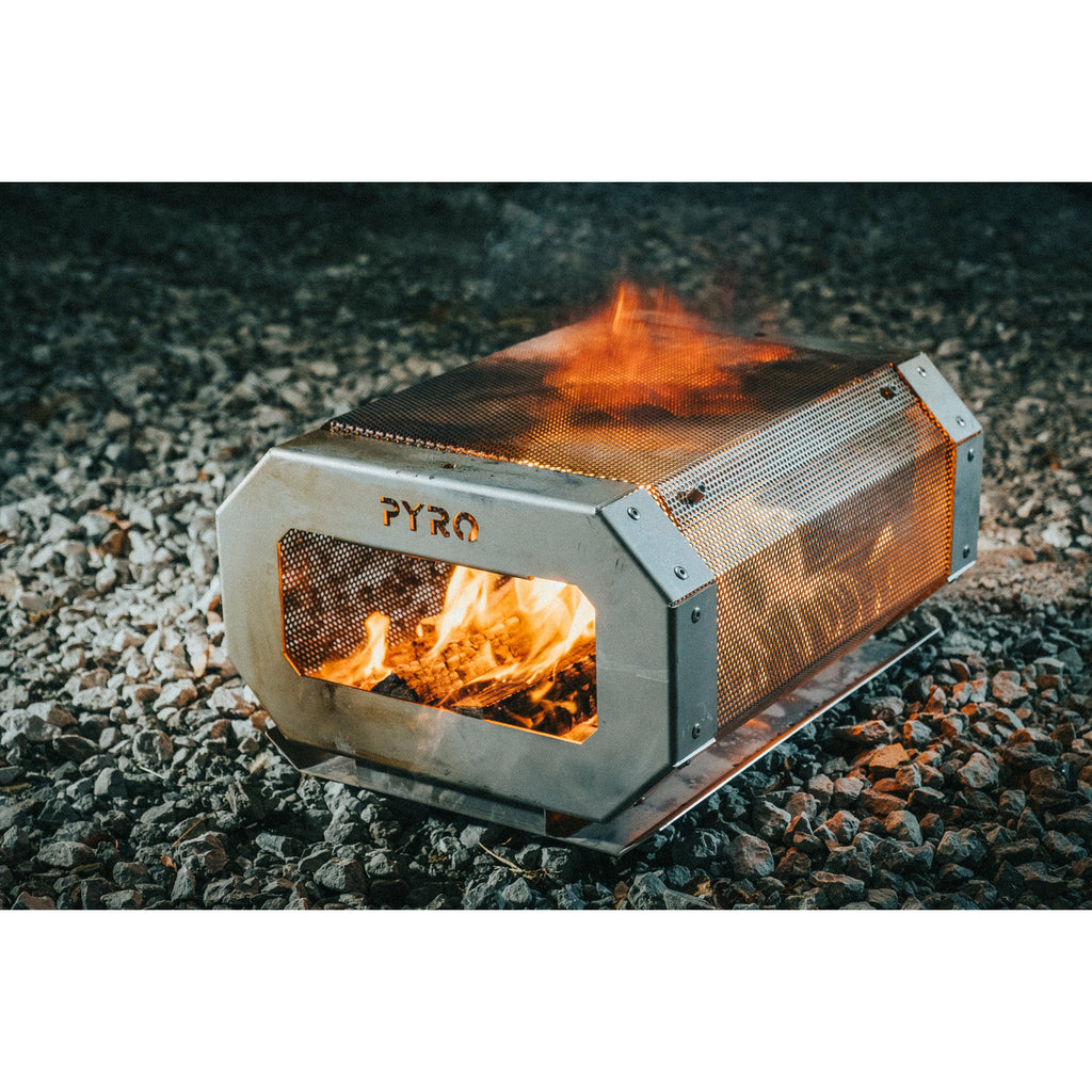 Pyro Camp Fire Pit + Grill Kit