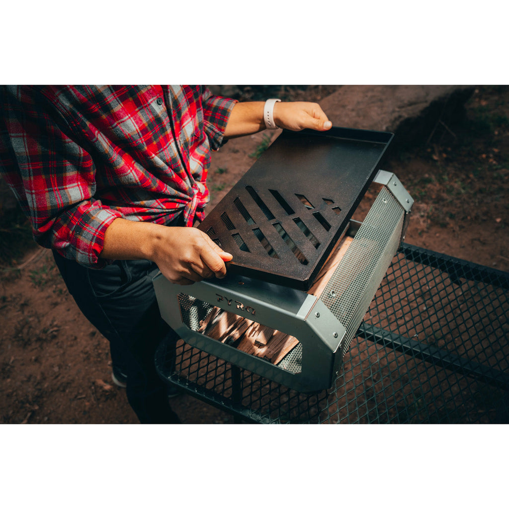 Pyro Camp Fire Pit + Grill Kit