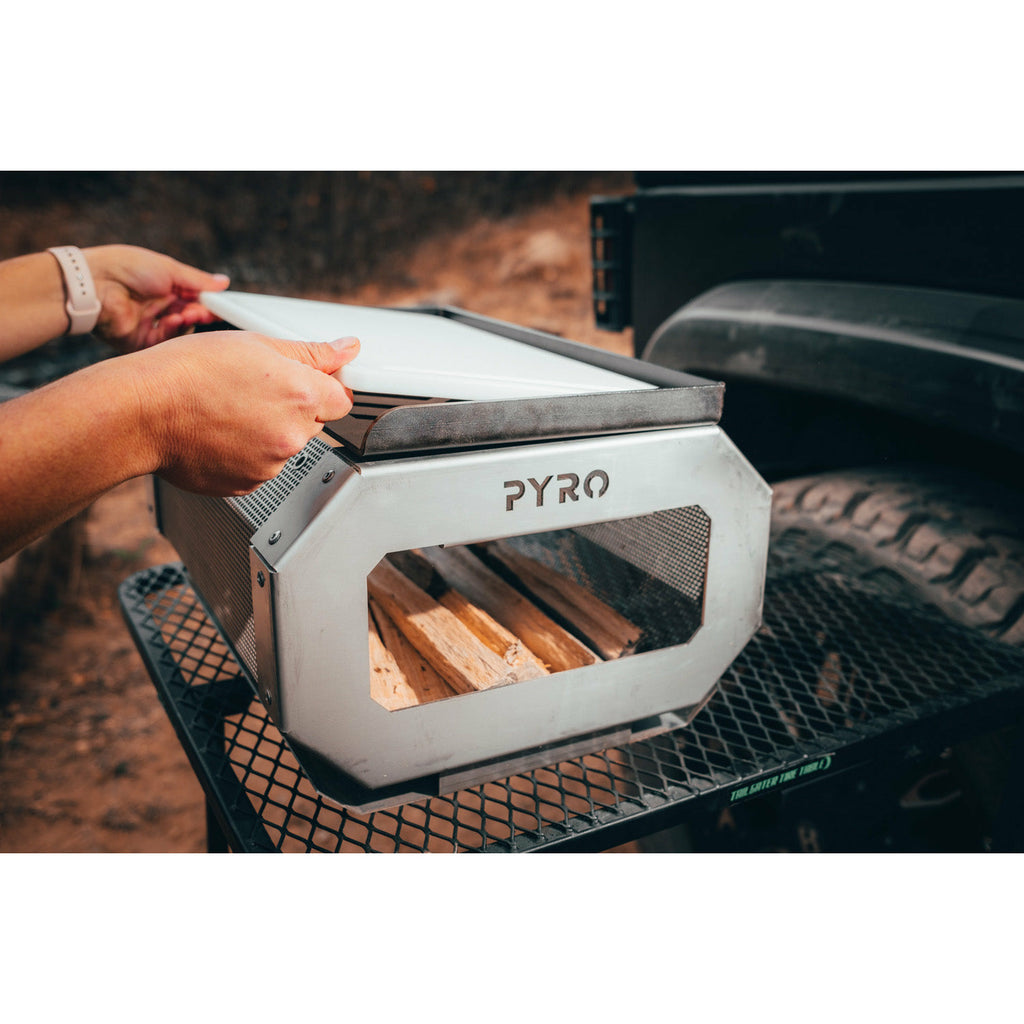 Pyro Camp Fire Pit + Grill Kit