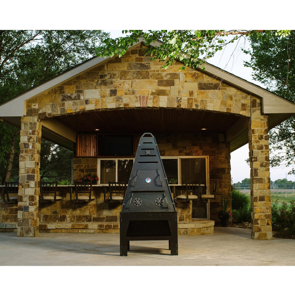 Pyro Tower Complete Kit - Blaze Tower Fire Pit and Grill
