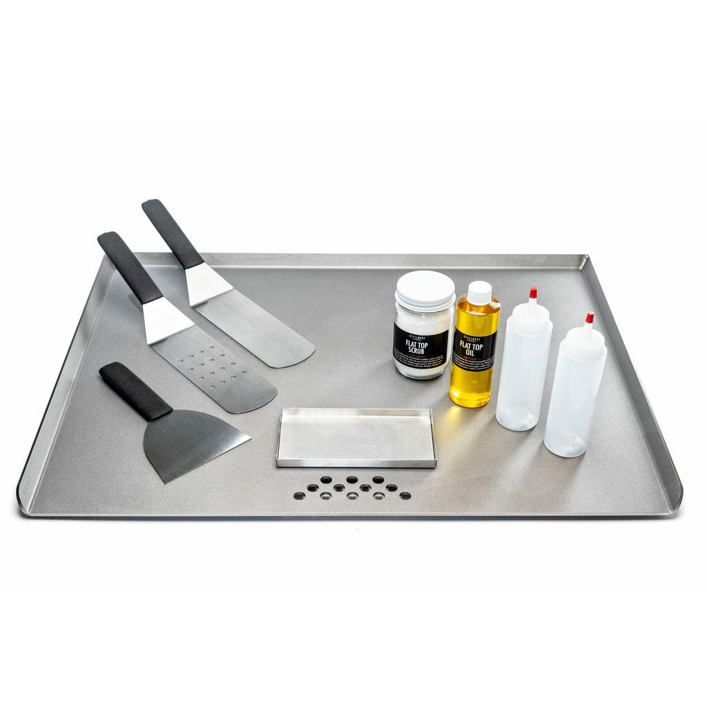 Flat Top Starter Kit - Gas or Electric Coil 30" Range Stoves griddle Steelmade