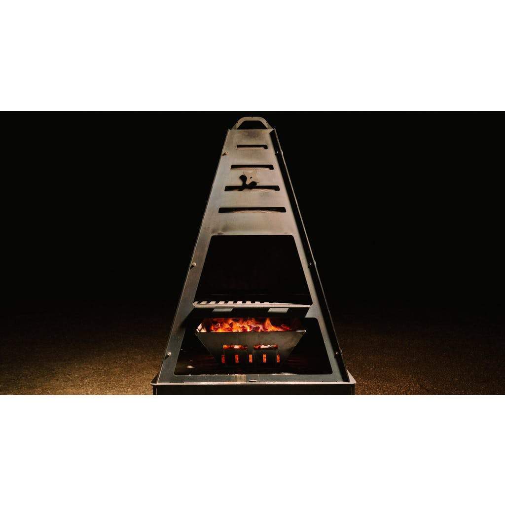 Pyro Tower Grill Kit - Blaze Tower Fire Pit and Grill