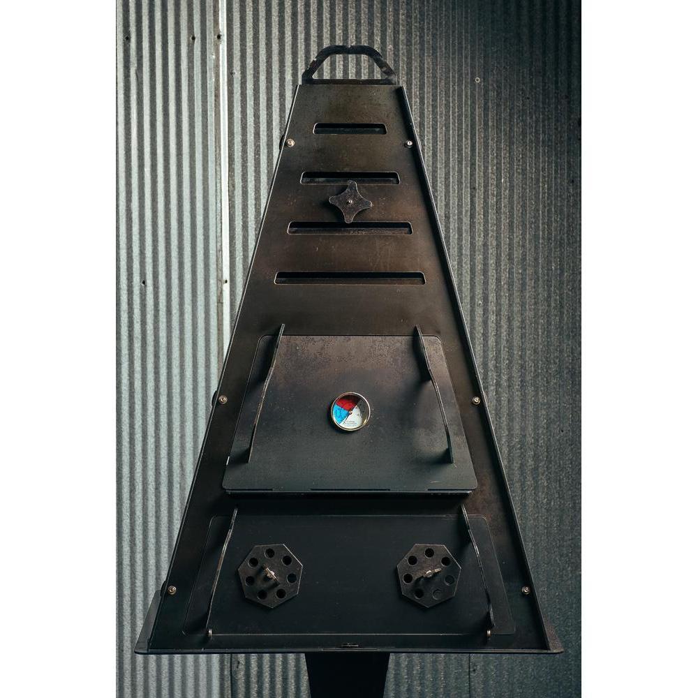 Pyro Tower Smoker Kit - Blaze Tower Fire Pit and Grill