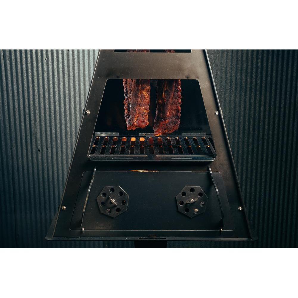 Pyro Tower Smoker Kit - Blaze Tower Fire Pit and Grill