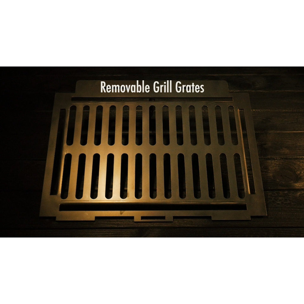 Pyro Tower Smoker Kit - Blaze Tower Fire Pit and Grill