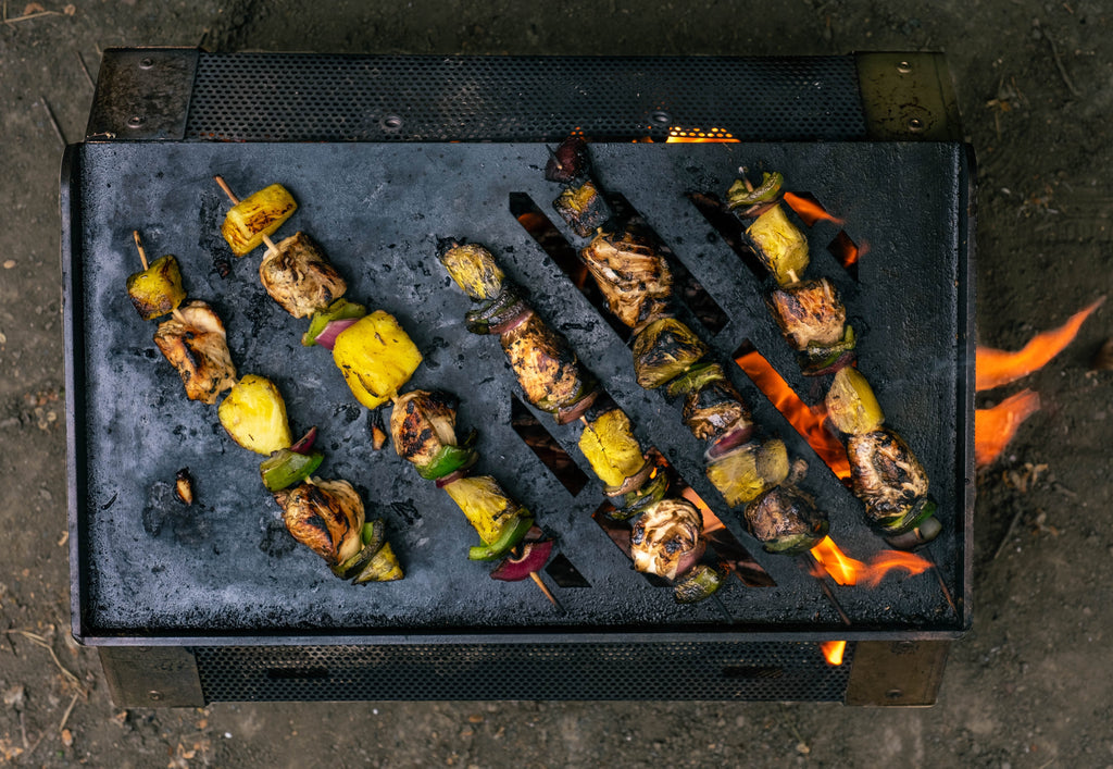Flame-Grilled Pineapple Chicken Skewers โ Pyro Products