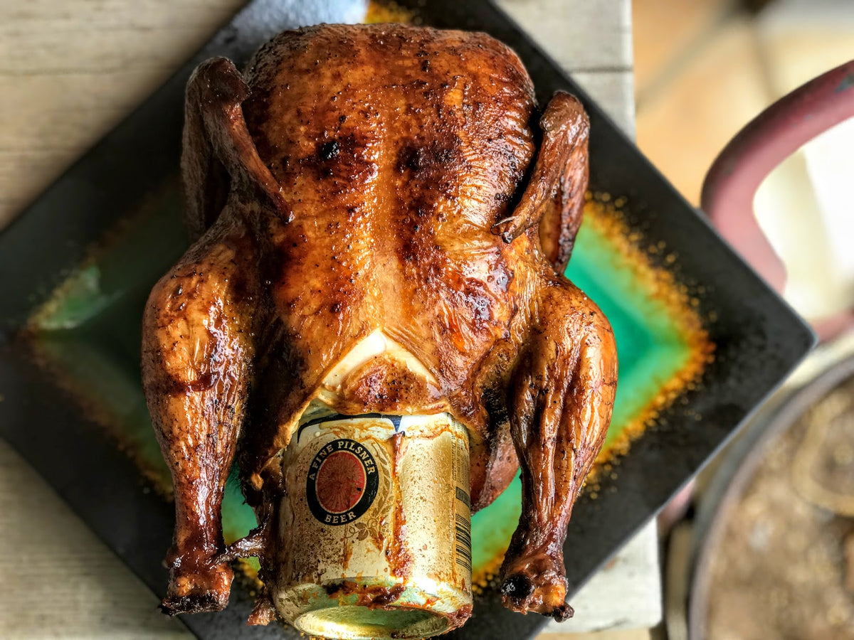 WildGameJack's Wood-Roasted Beer-Can Chicken