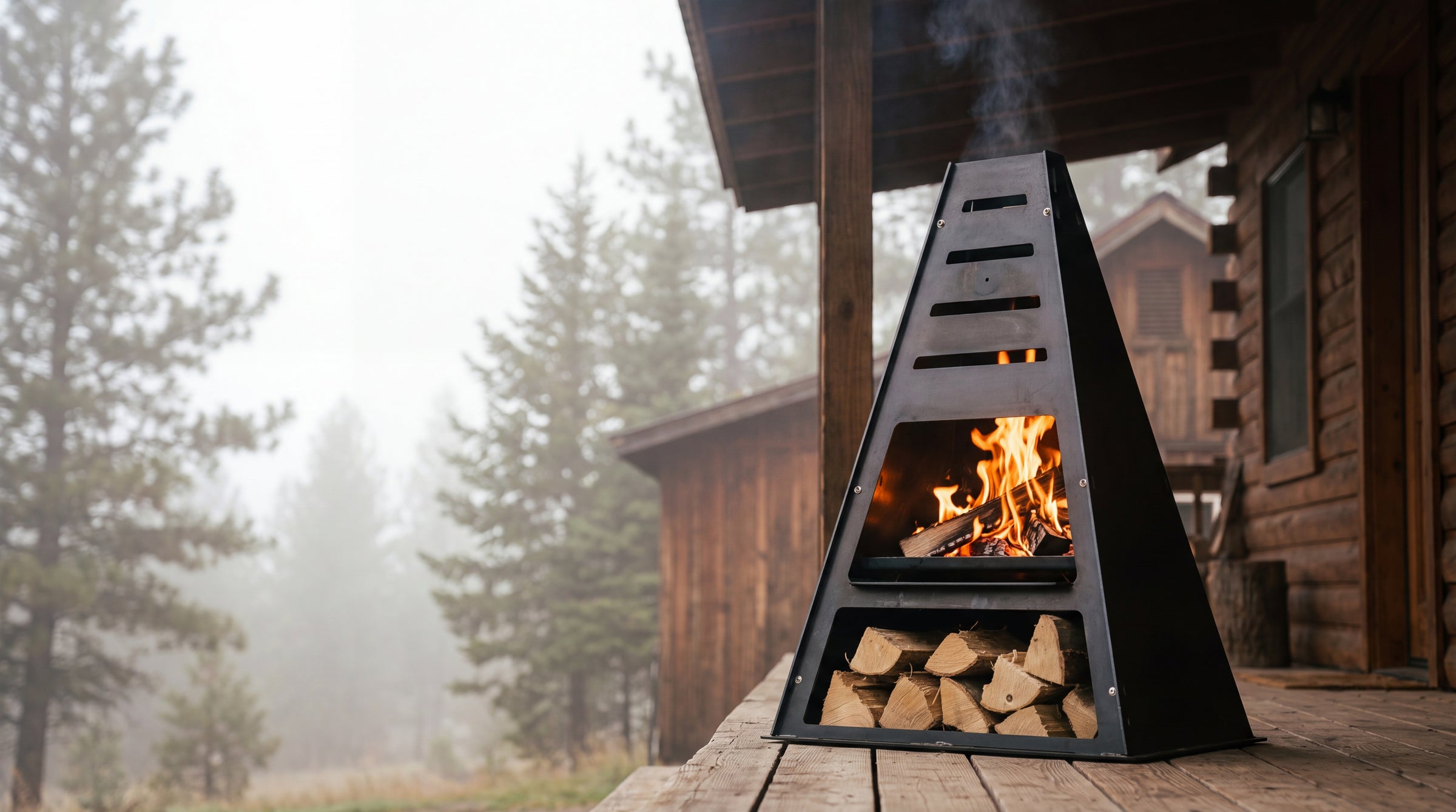 Pyro Tower Metal Chiminea