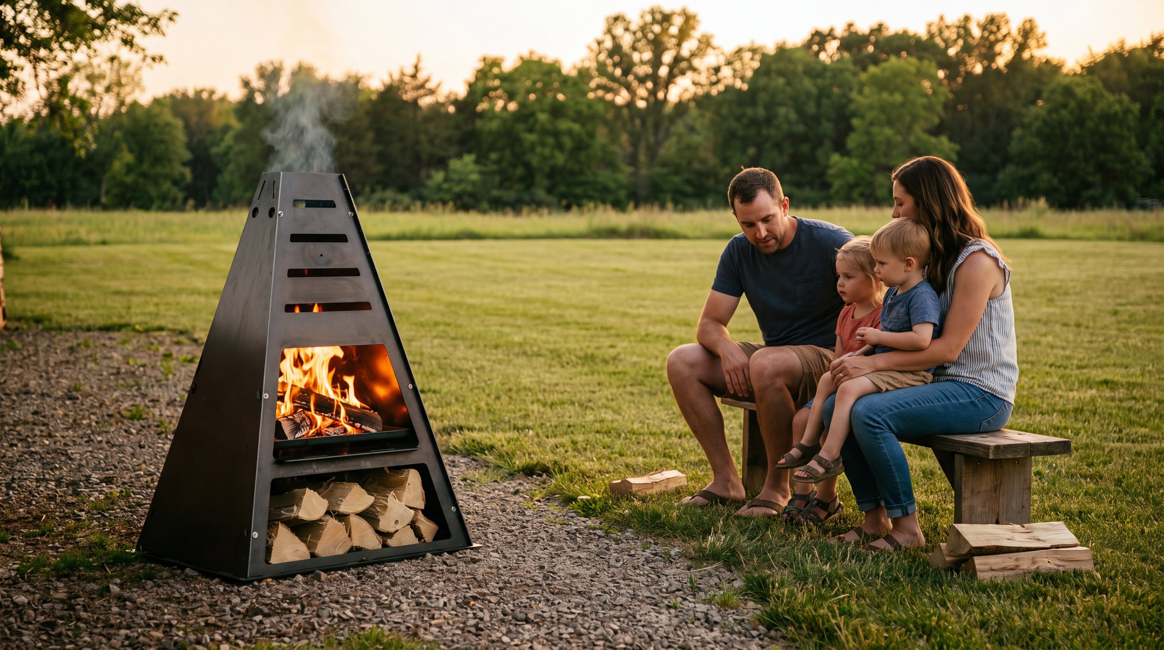 Pyro Tower Metal Chiminea
