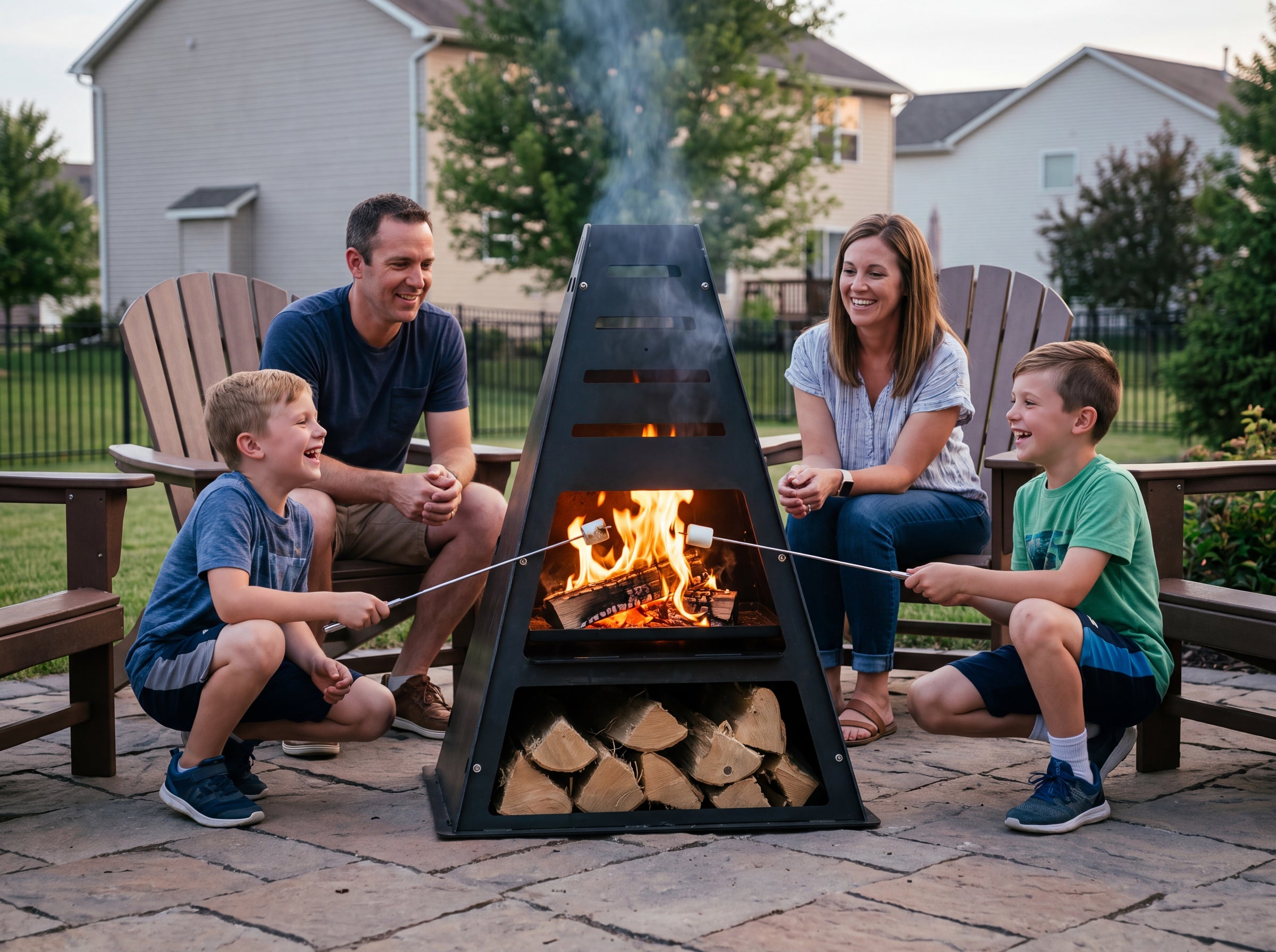 Pyro Tower Metal Chiminea
