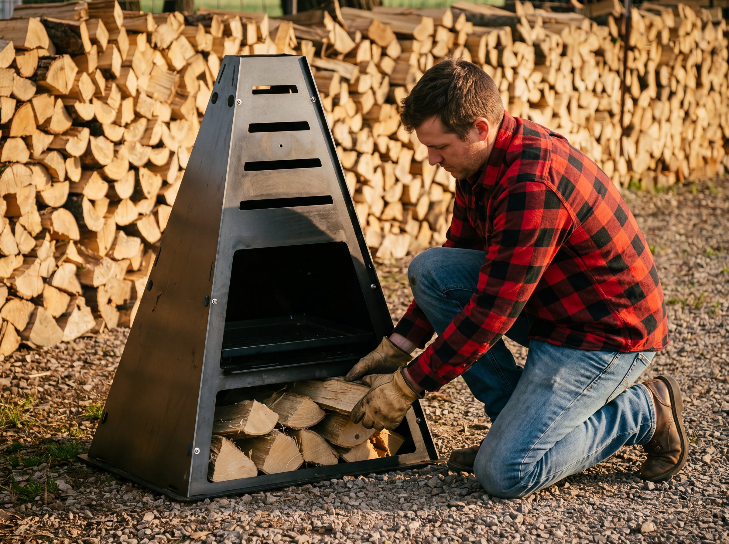 Pyro Tower Metal Chiminea
