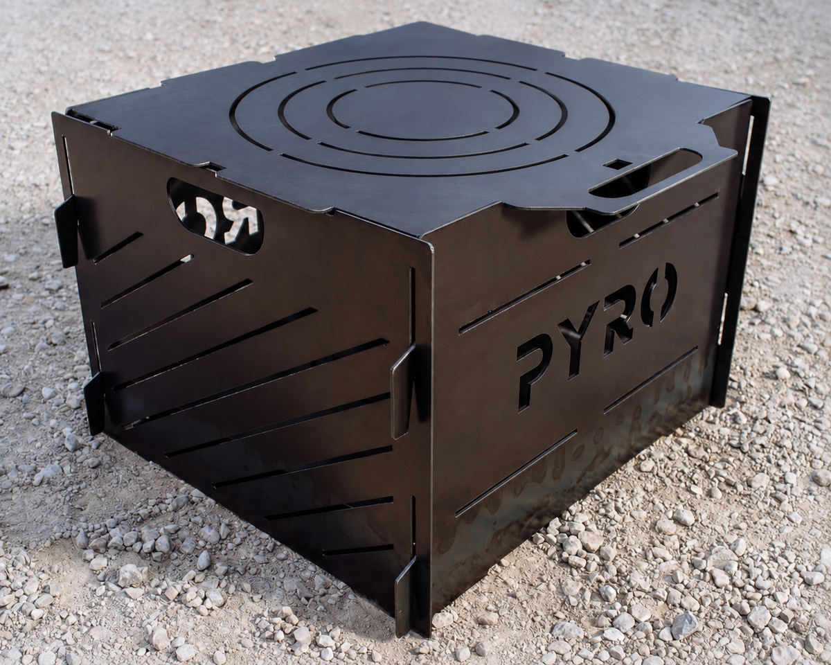 Small Pyro Cage Incinerator Portable Fire Pit 16"