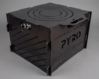Small Pyro Cage Incinerator Portable Fire Pit 16"