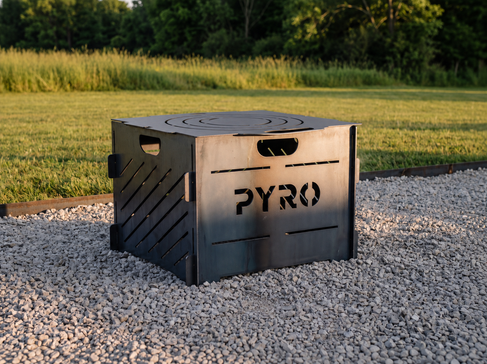 Small Pyro Cage Incinerator Portable Fire Pit 16"