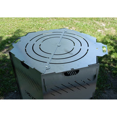 Pyro Cage XXL with the hexagonal debris lid fitted on top