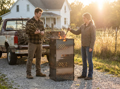 PYRO Large Burn Cage (48") — Gravel Drive Pickup Truck Couple