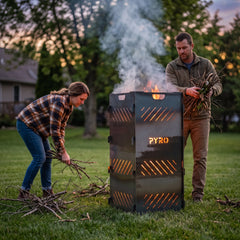 PYRO Large Burn Cage (48") — Backyard Couple Sticks Twilight