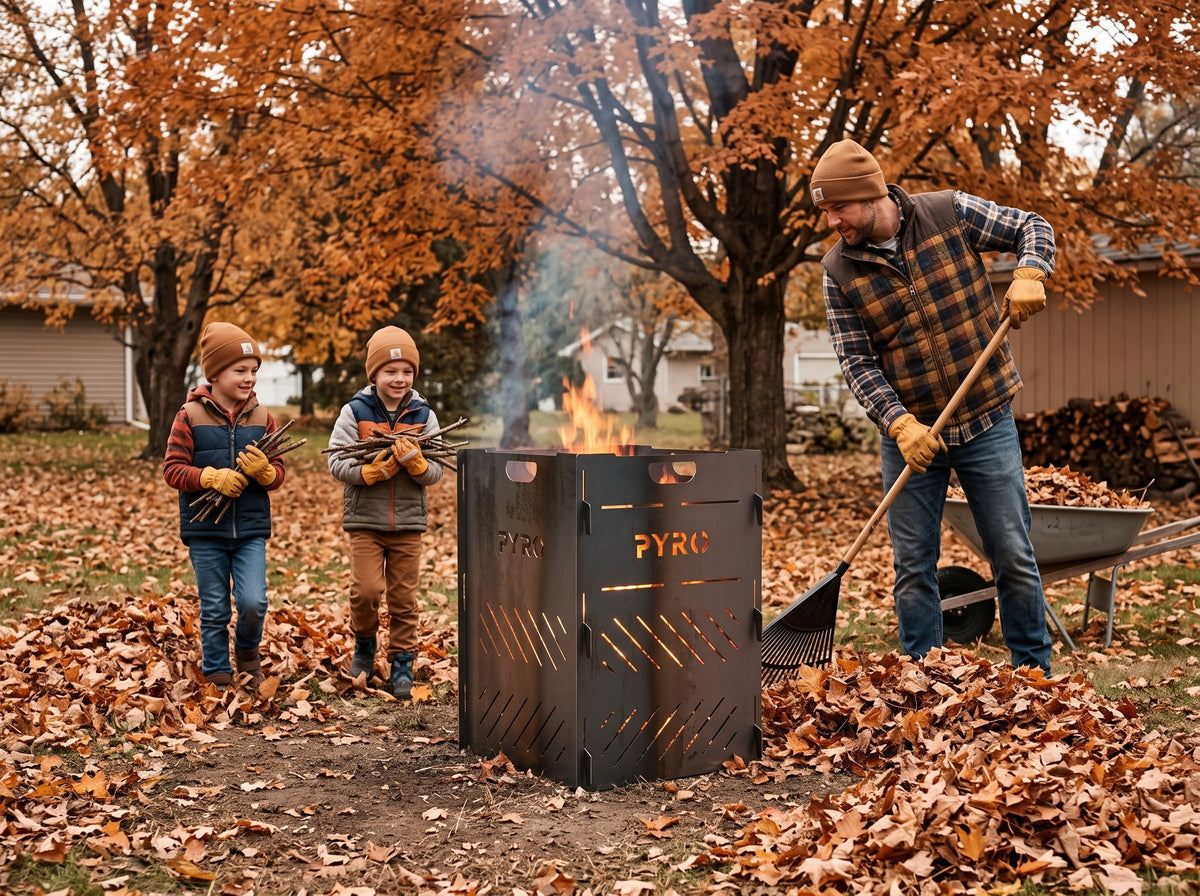 PYRO Medium Burn Cage (32") — Dad And Two Boys Leaf Cleanup