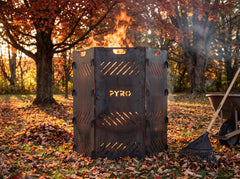PYRO XXL Burn Cage hexagon — Autumn Leaves And Maple Tree