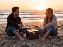 PYRO Cage MINI — Barefoot Couple On Sand
