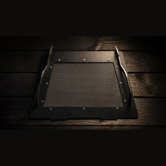 Pyro Tower fire screen — studio view