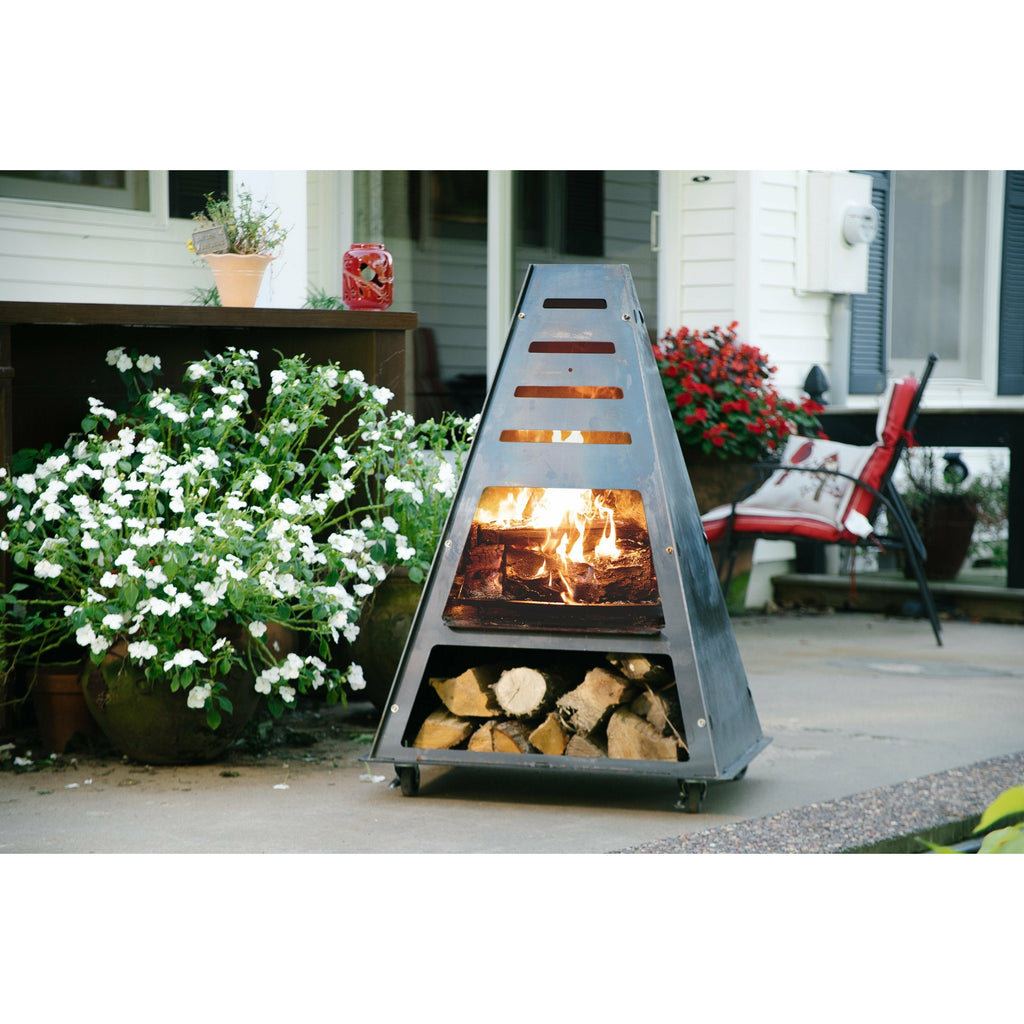 Pyro Tower Metal Chiminea