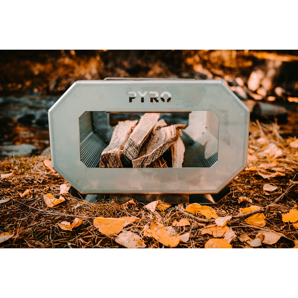 Pyro Camp Fire Pit + Grill Kit
