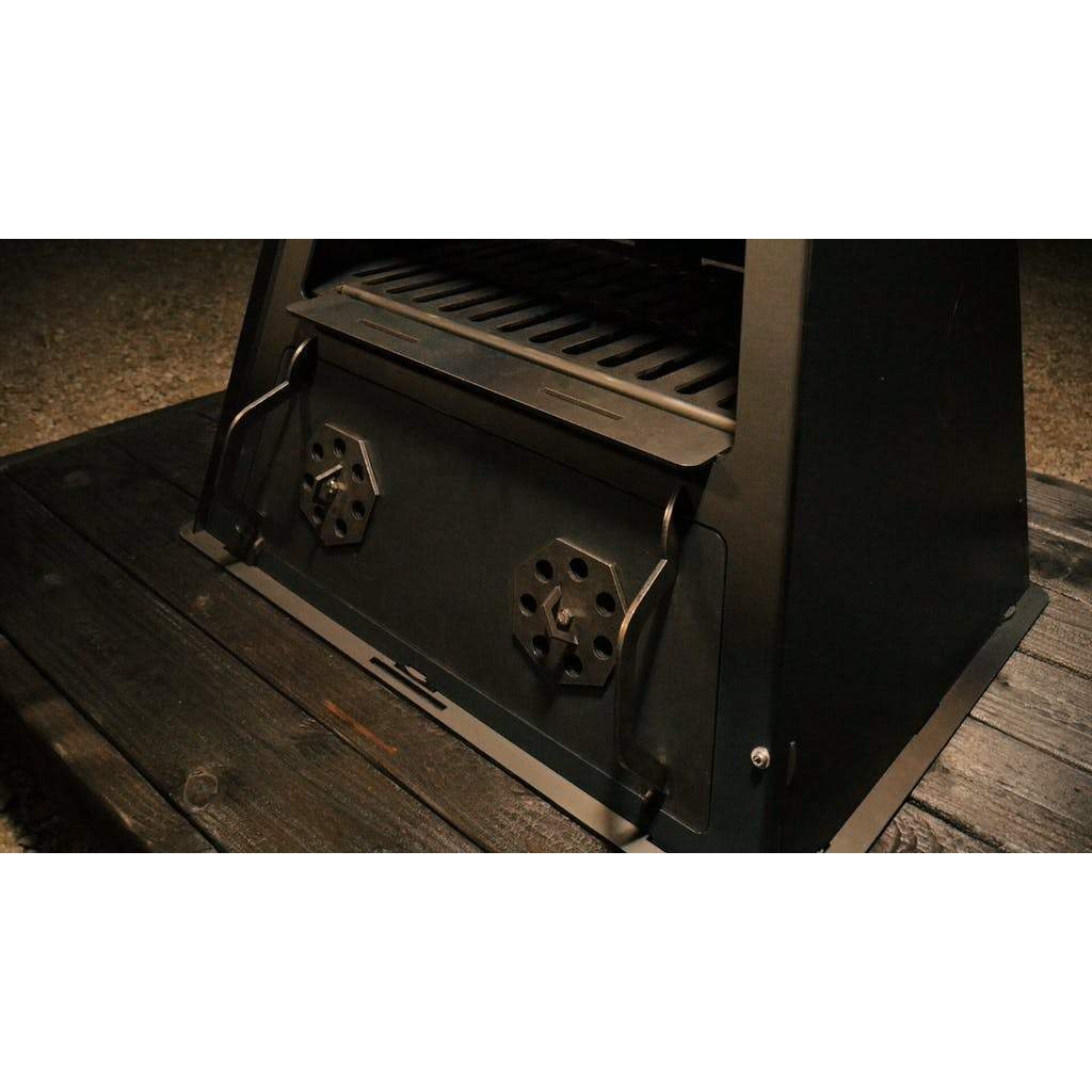 Bottom Door with Adjustable Vents - Blaze Tower Fire Pit and Grill