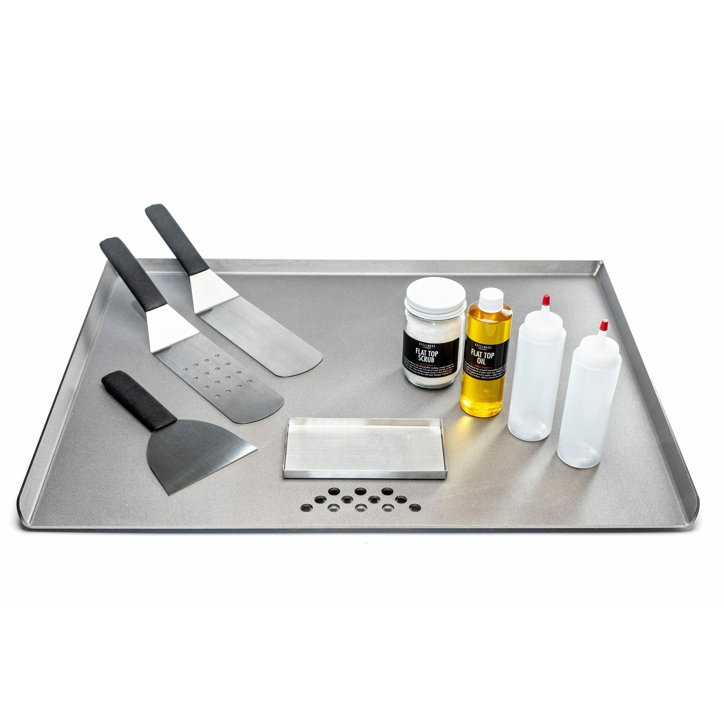 Flat Top Starter Kit - Gas or Electric Coil 30" Range Stoves griddle Steelmade