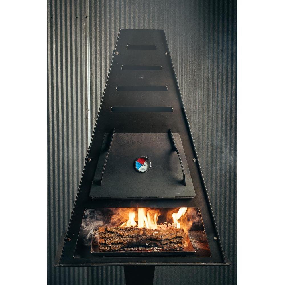 Pyro Tower Smoker Kit - Blaze Tower Fire Pit and Grill