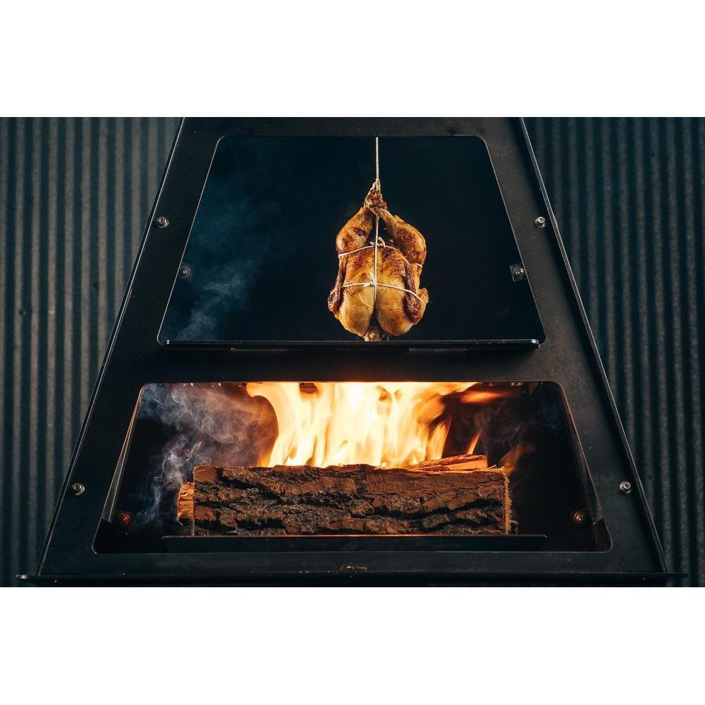 Pyro Tower Smoker Kit - Blaze Tower Fire Pit and Grill