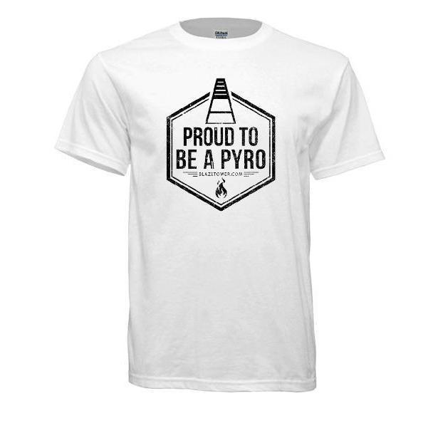 Proud Pyro T-Shirt - Blaze Tower Fire Pit and Grill